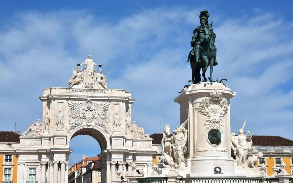 Arco da Rua Augusta Arc de Triomphe Lissabon