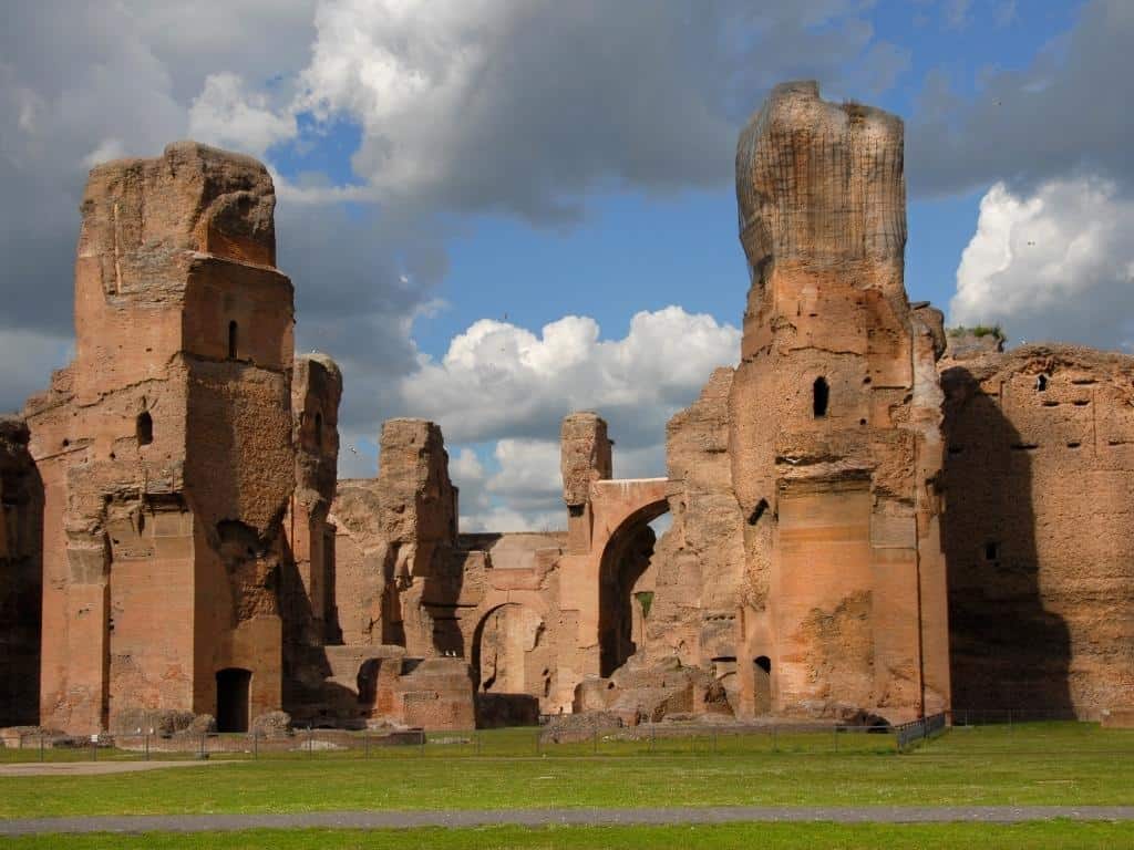 Caracallovy lázně památky starověkého Říma