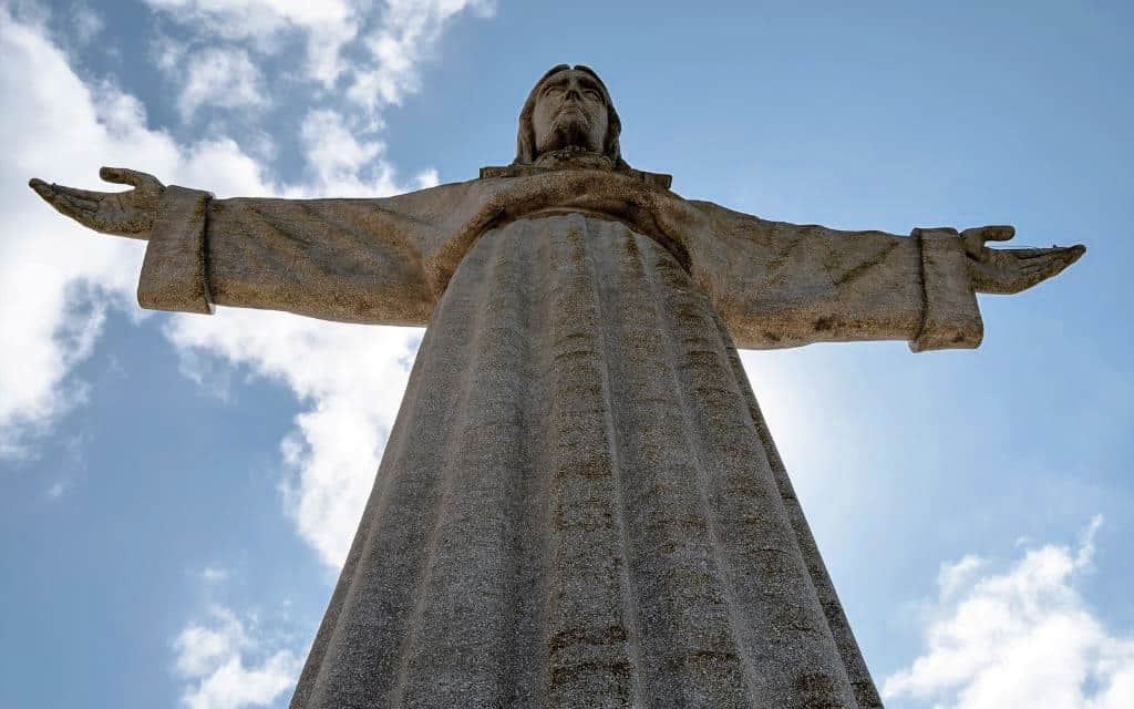 Jesus Christus Lissabon Statue /die schönsten Orte in Lissabon