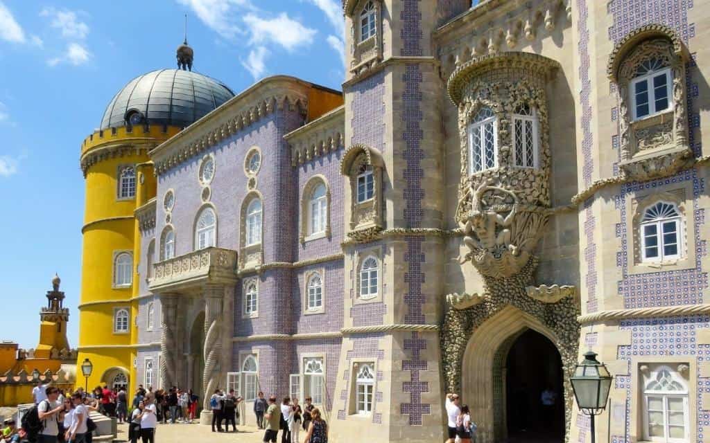 palác Pena Sintra Portugalsko 