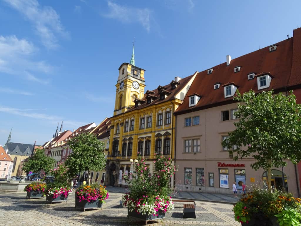 Egerer Platz des Königs Georg von Poděbrady / Egerer Sehenswürdigkeiten und Sehenswertes in Eger