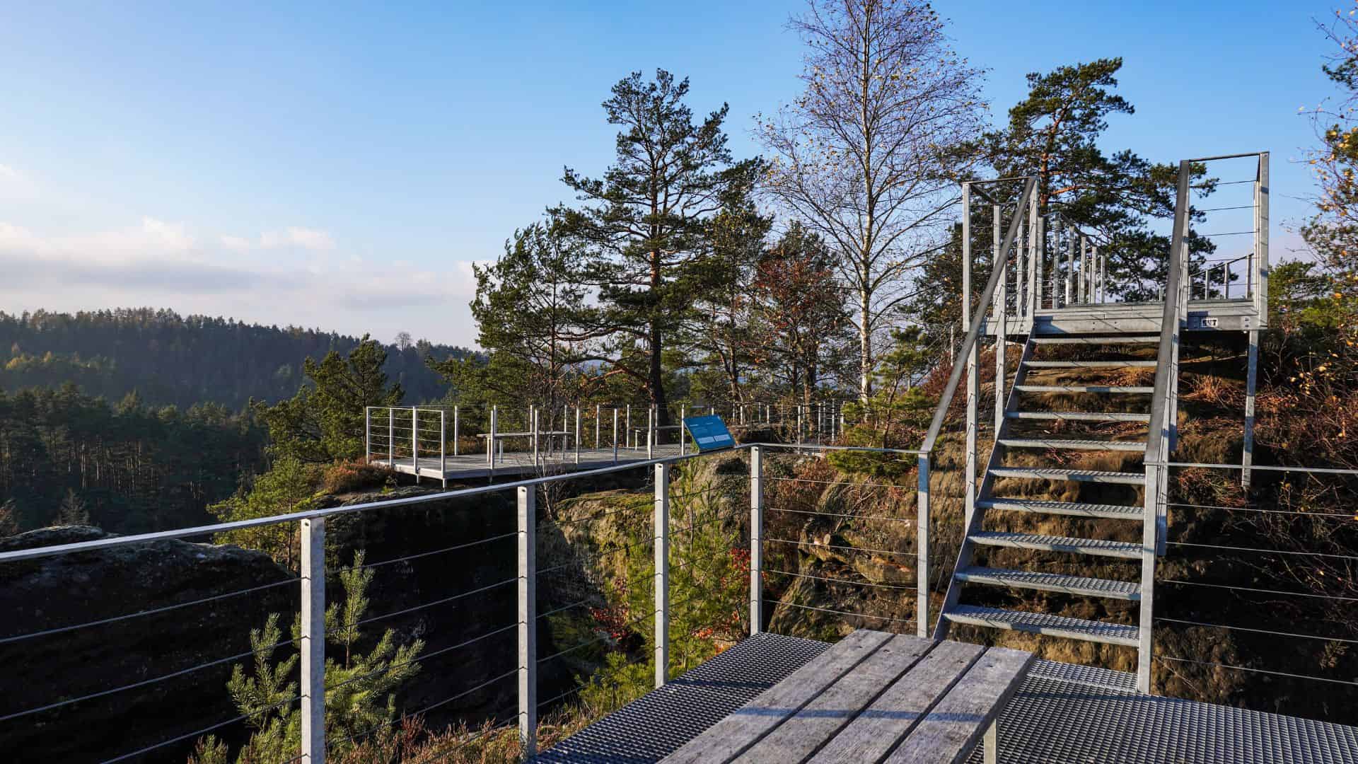 hrad Falkenštejn České Švýcarsko