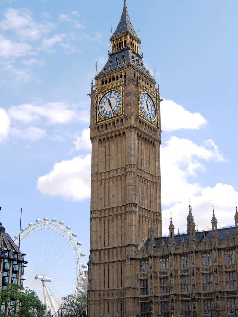 Palast von Westminster / Was man in London sehen sollte