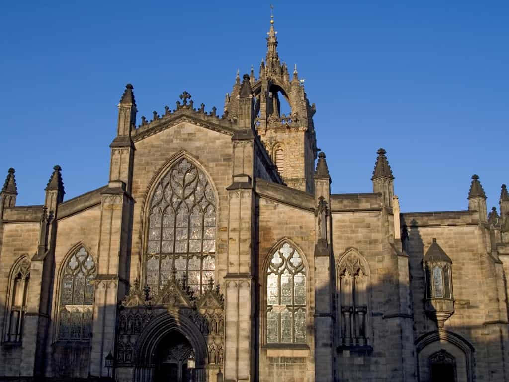 St Gile Cathedral Edinburgh / památky v Edinburghu