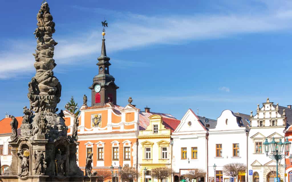 Resslovo náměstí Chrudim / výlety východní Čechy