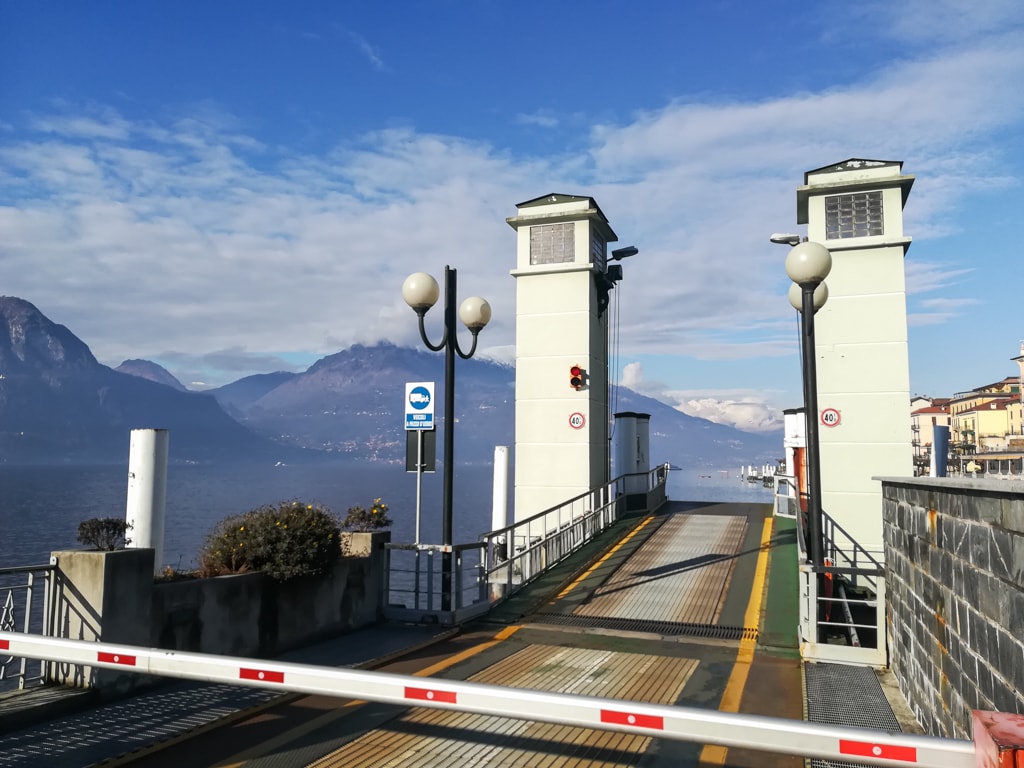 Bahnsteig Bellagio / Fähre Lago di Como