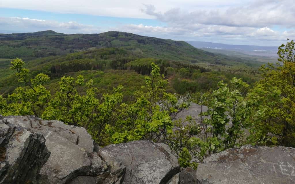 výhled z vrcholu Lipská hora / tipy na výlety v severních Čechách