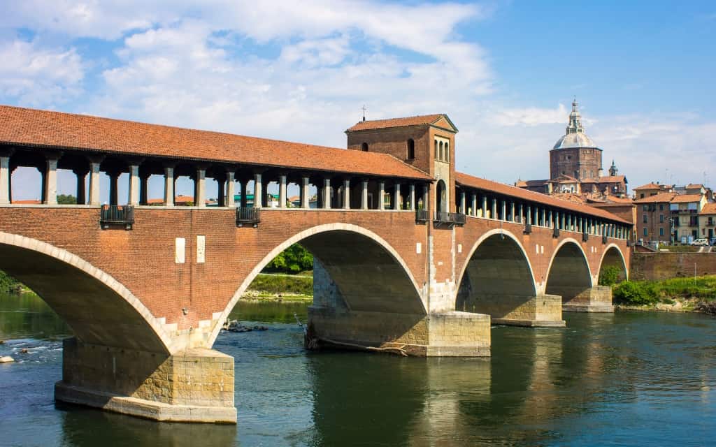 Ponte Coperto Pavia / co navštívit v Lombardii