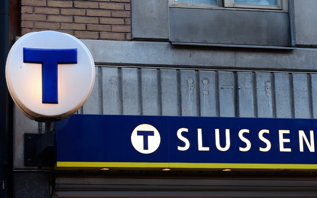 Značení metra ve Stockholmu