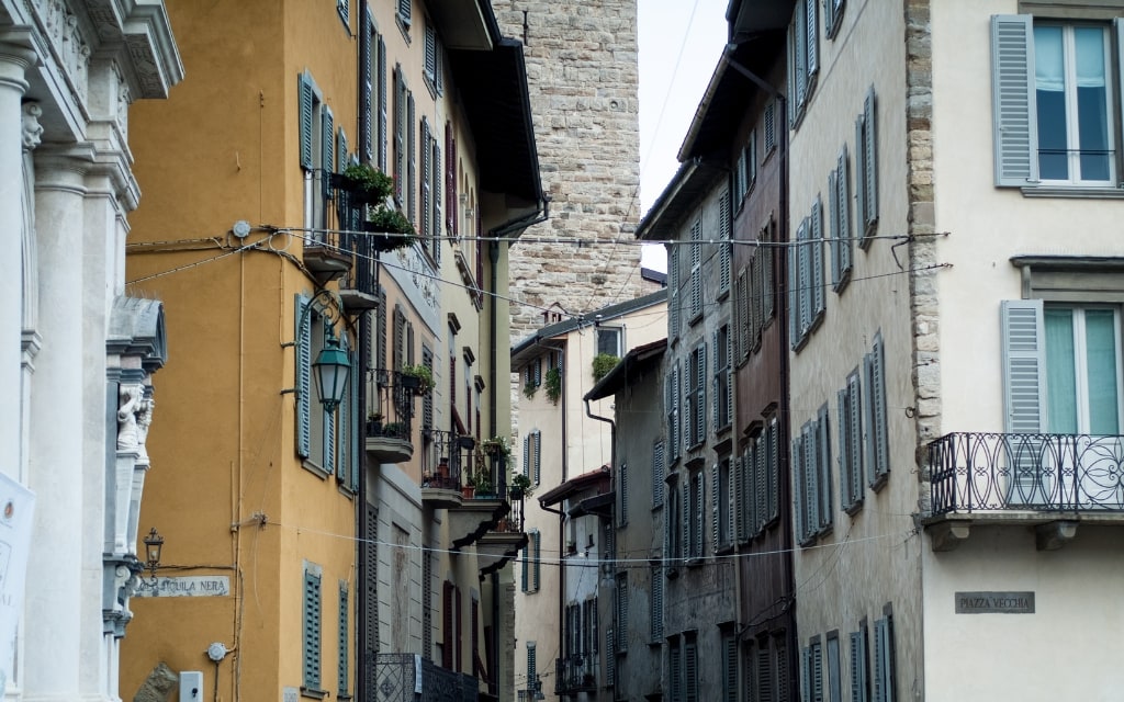 Città Alta Bergamo Italien