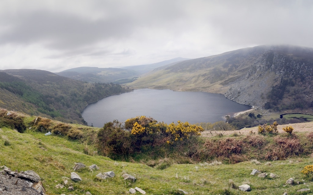 Lough Tay Wicklow Mountains / the most beautiful places in Ireland