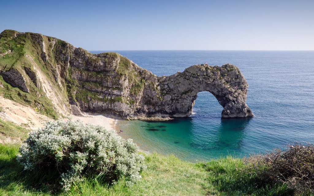 Durdle Door v Jurassic Coast / nejkrásnější místa v Anglii