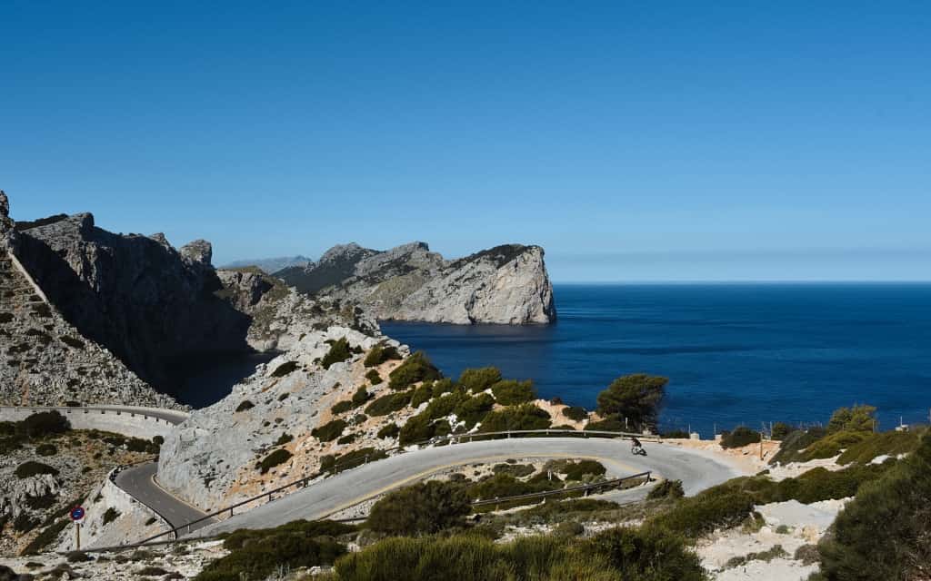 Pohled na poloostrov Cap Formentor, Mallorca
