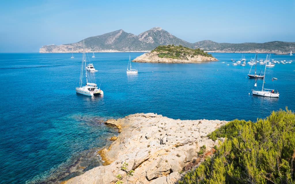 view of the coast of Mallorca