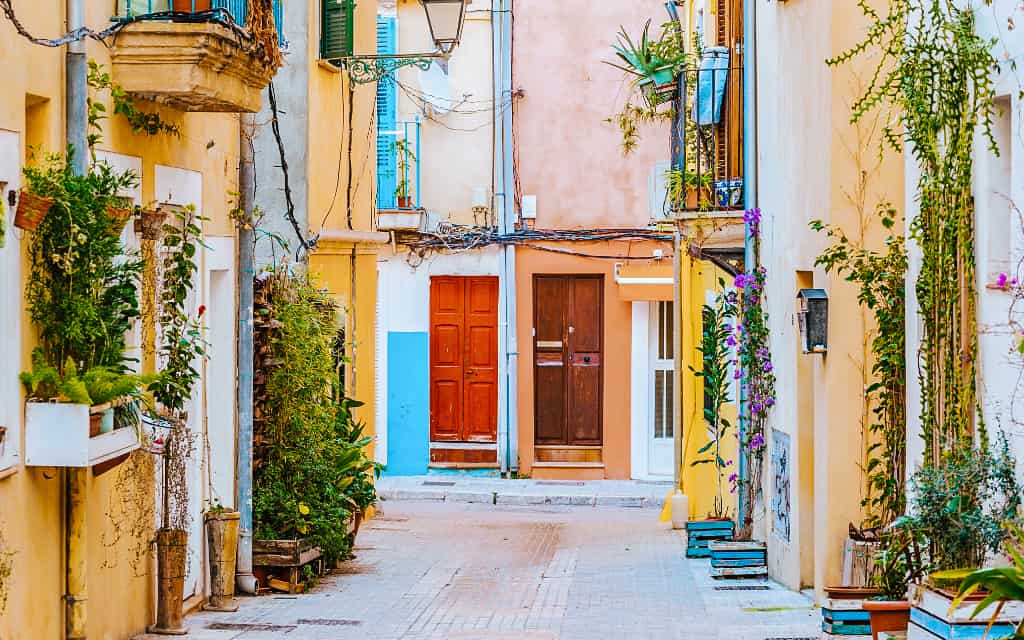 Palma de Mallorca / pohled na uličky ve starém městě 