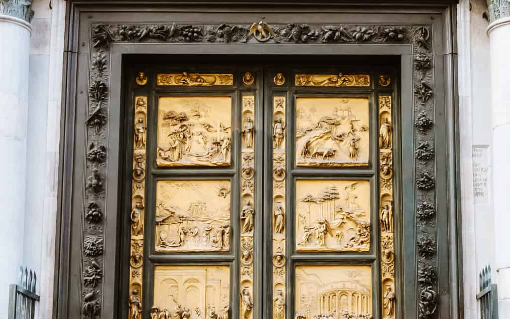 Florencie baptisterium zlaté dveře