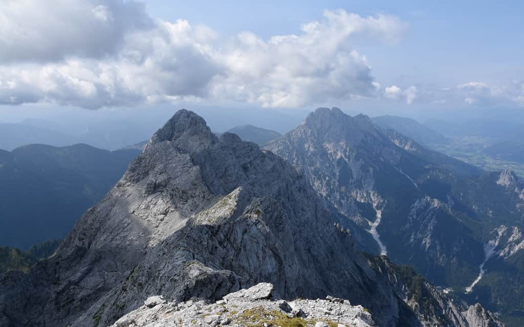 View from the top of Hochtor, Gesäuse National Park