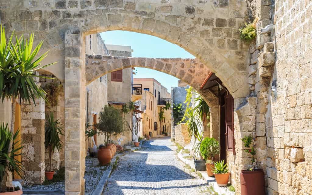 Old Town Rhodes Greece