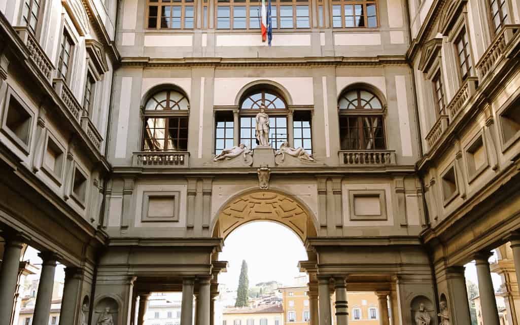 Florencie památky / Florencie co navštívit / Florencie Toskánsko Itálie / galerie Uffizi