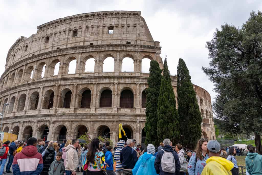 Colosseum in Rome entrance