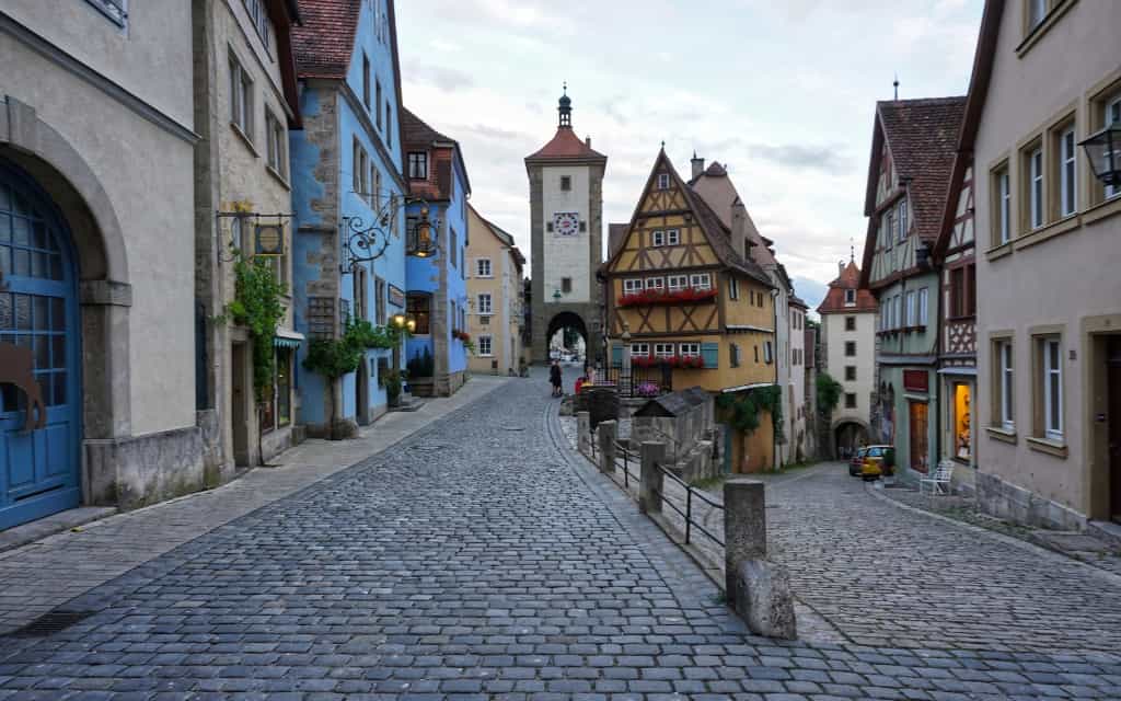 Rothenburg ob der Tauber, Romantická cesta v Bavorsku