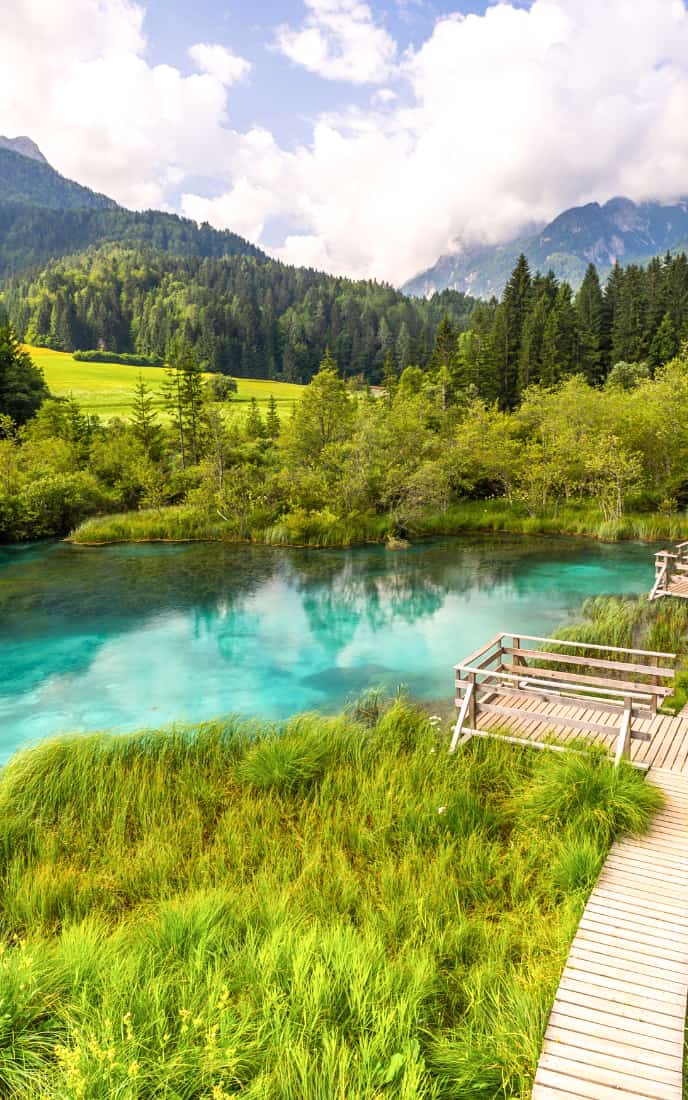 přírodní rezervace Zelenci Slovinsko