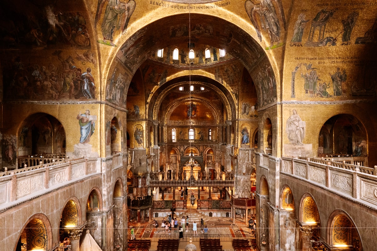 bazilika svatého Marka Piazza San Marco Benátky