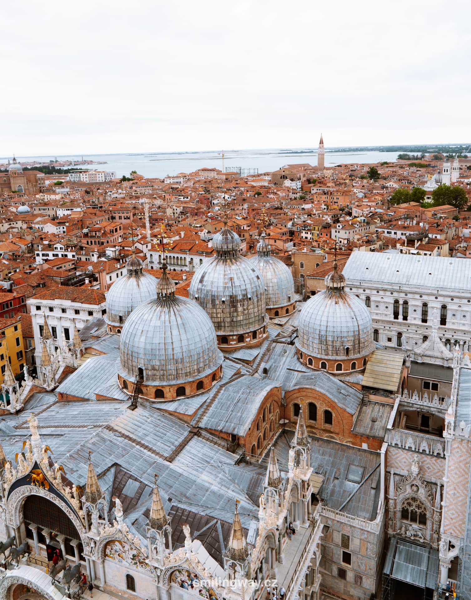 výhled ze zvonice svatého Marka,Benátky