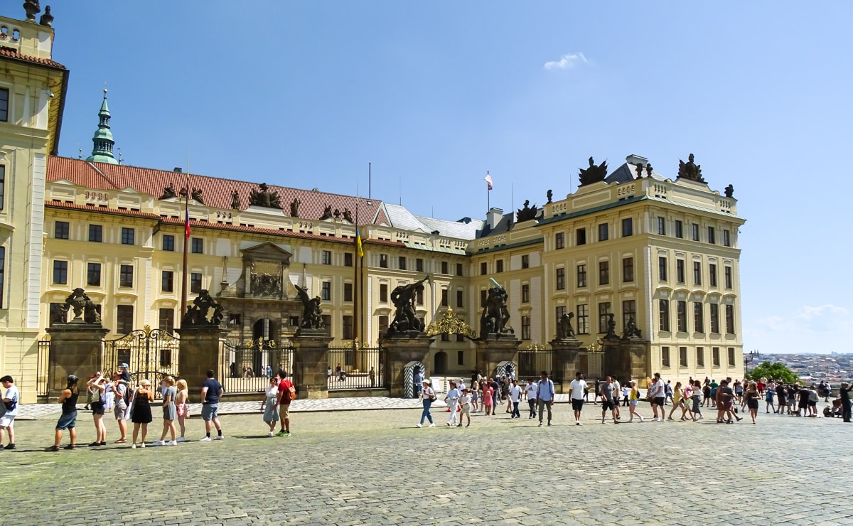 Hradčanské náměstí Pražský hrad