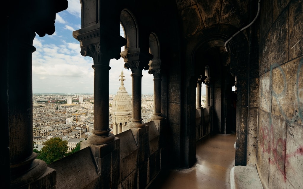 Výhled z baziliky Sacré Coeur, Paříž