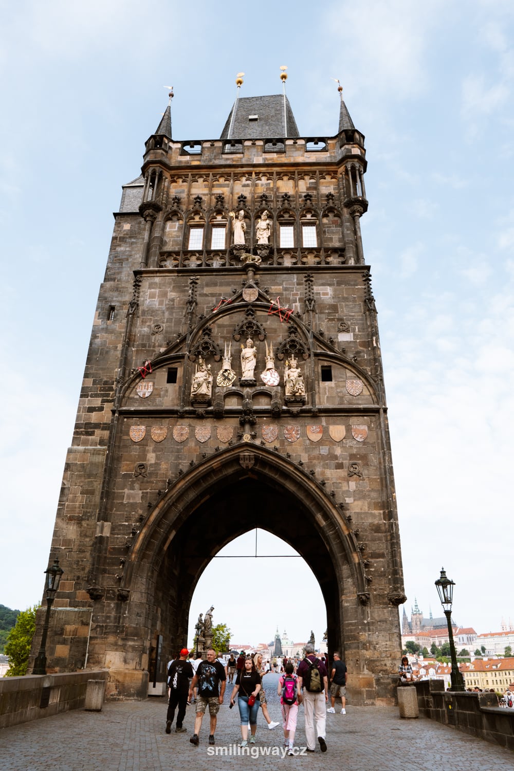 Staroměstská mostecká věž Praha výhled