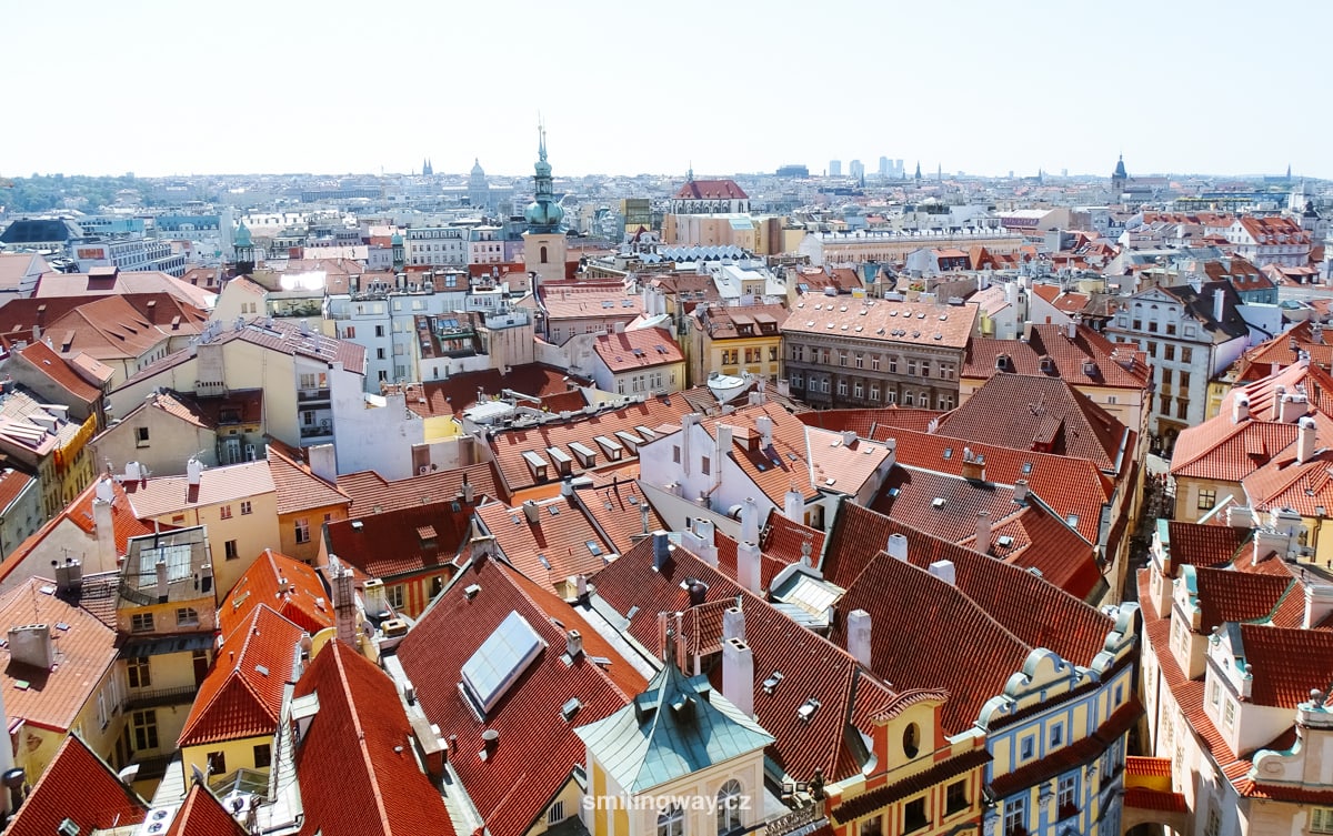 výhled ze Staroměstské věže Praha