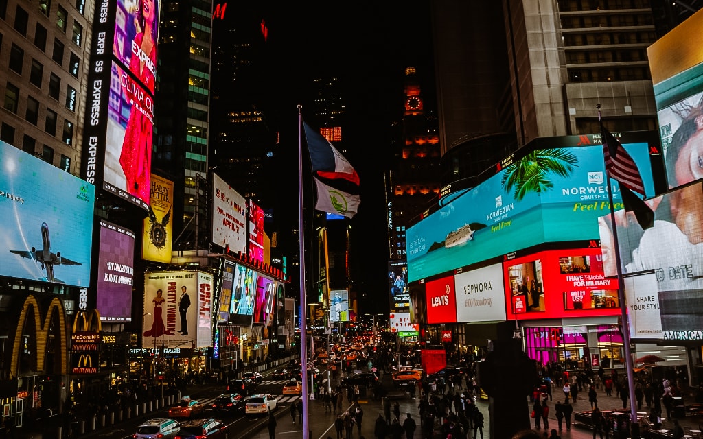 Times Square / co vidět v New Yorku