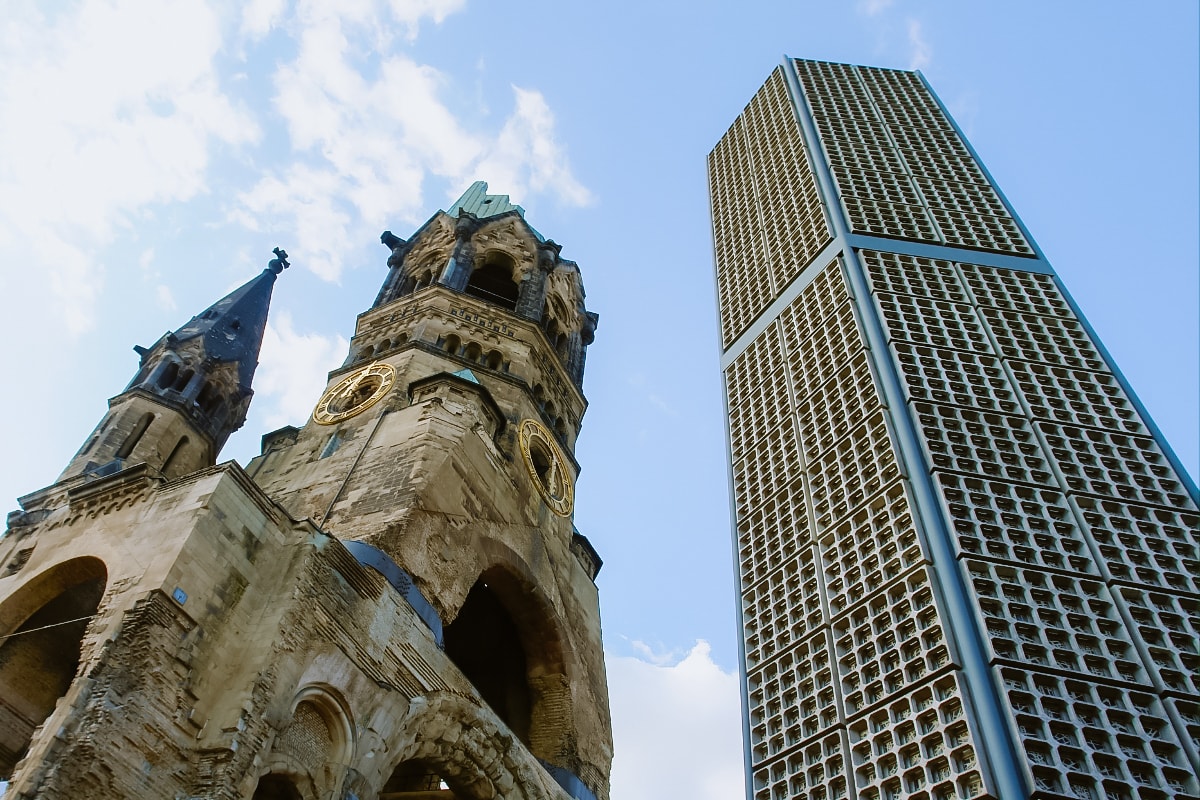 Kaiser-Wilhelm-Gedächtnis Kirche co vidět v Berlíně
