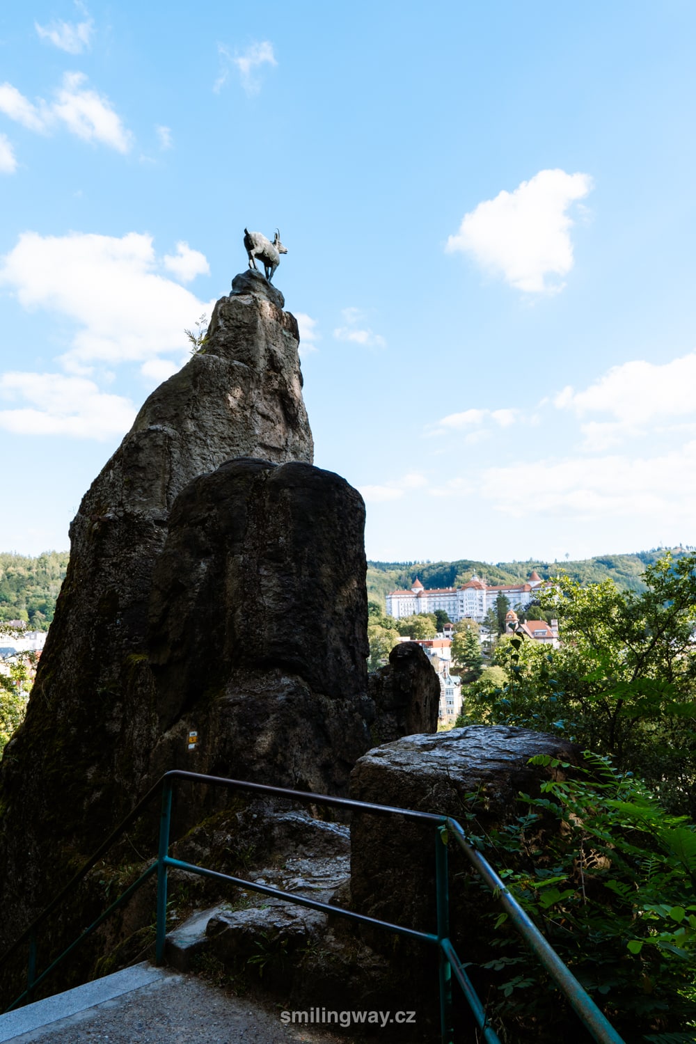Karlovy Vary vyhlídky Jelení skok