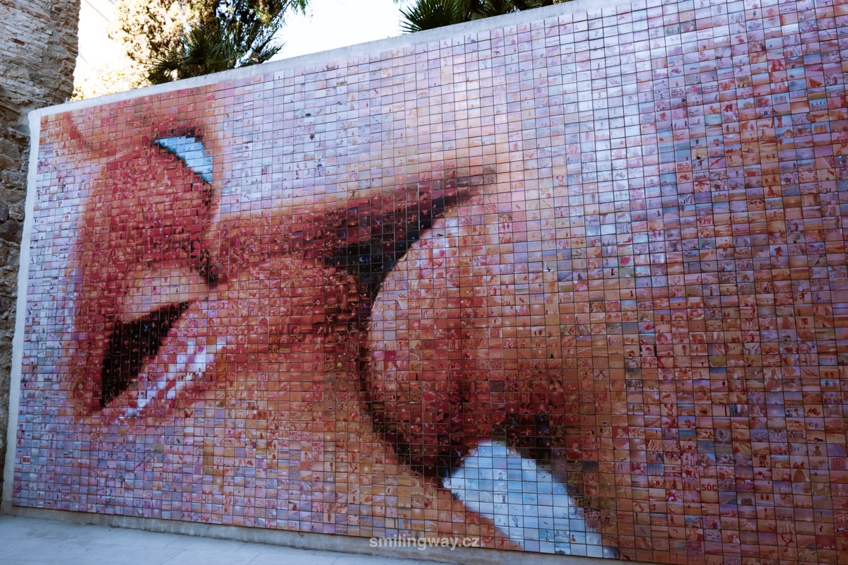  El mural del petó barcelona