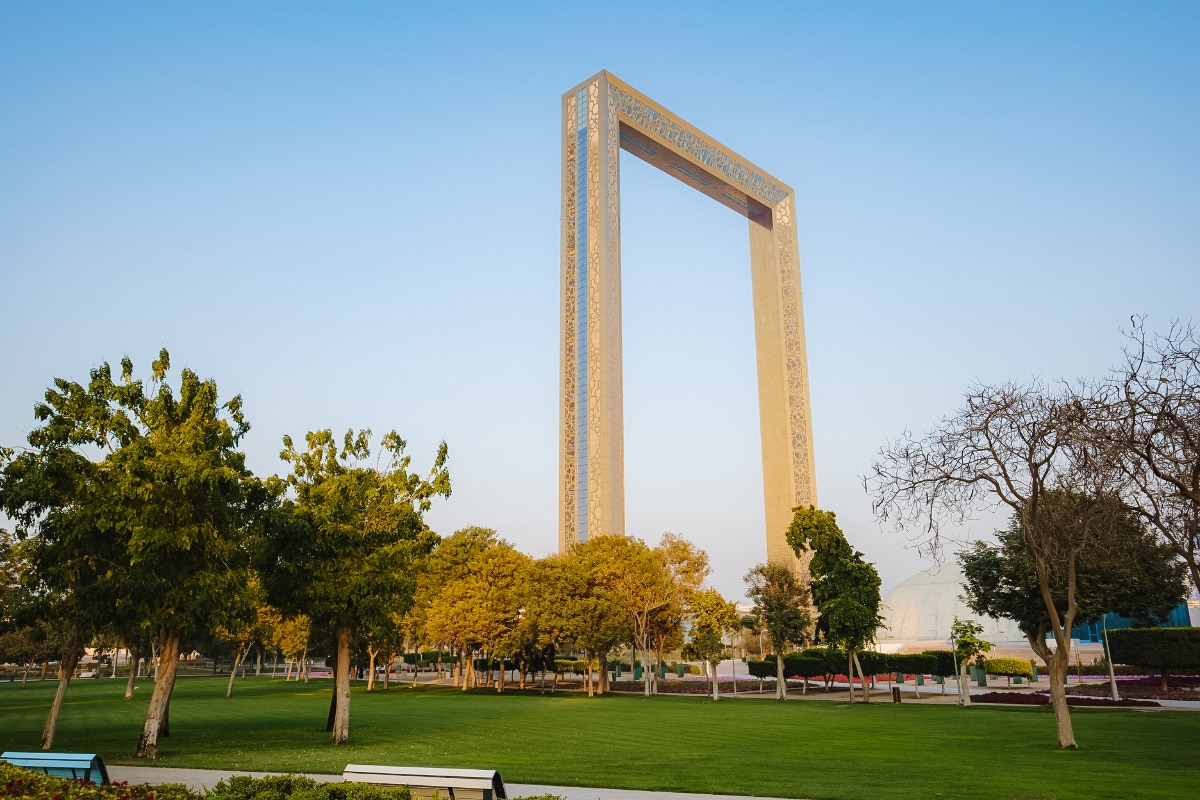dubai frame / nejkrásnější místa v Dubaji