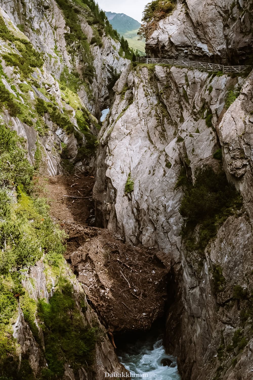 Soutěska Dabakklamm a Dorfer See
