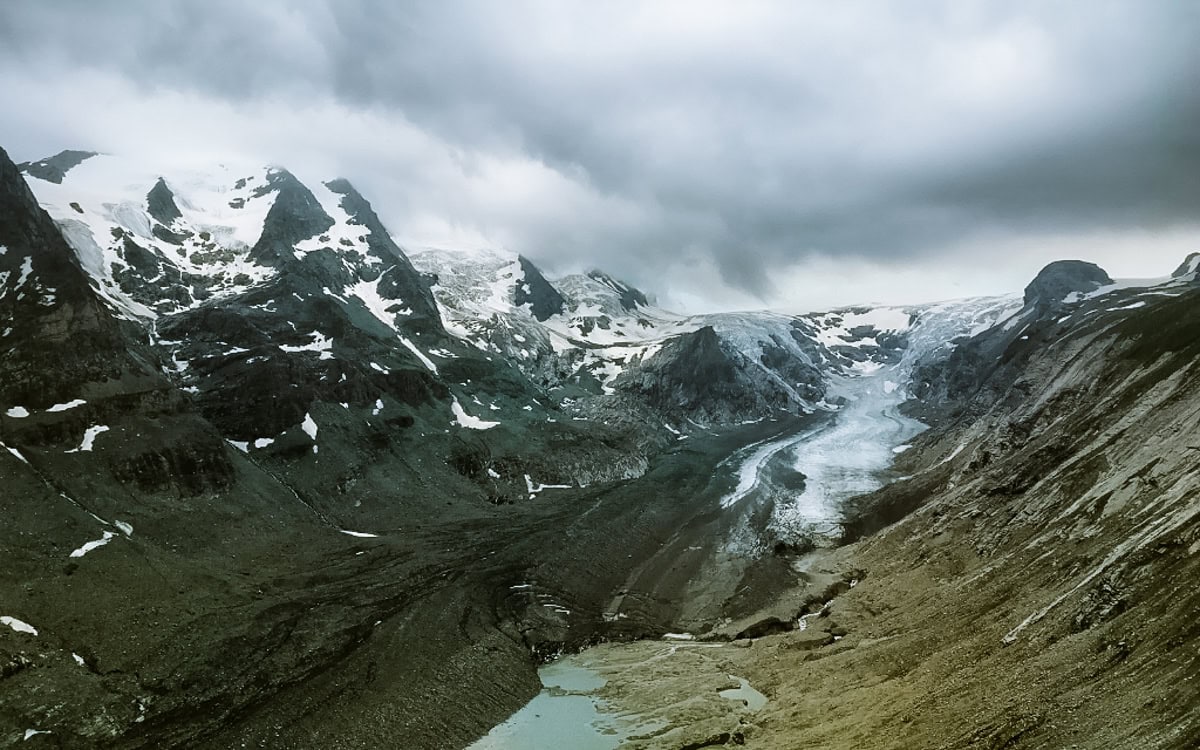 Grossglockner a ledovec Pasterze