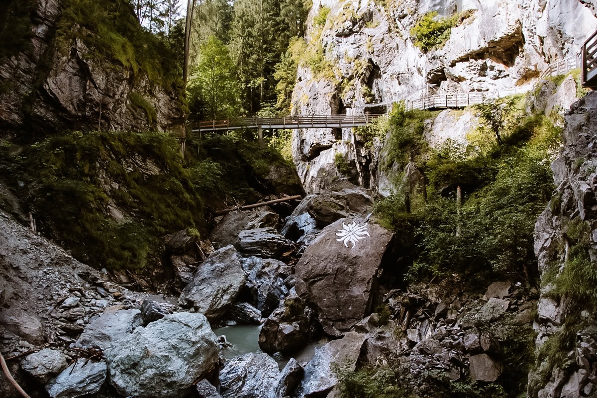 Soutěska Kitzlochklamm