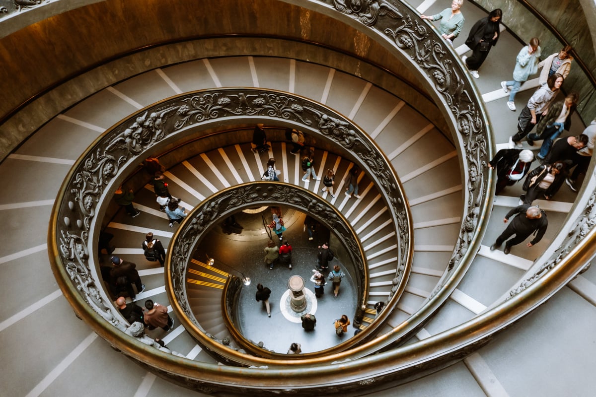 Vatikanische Museen Bramante-Treppe