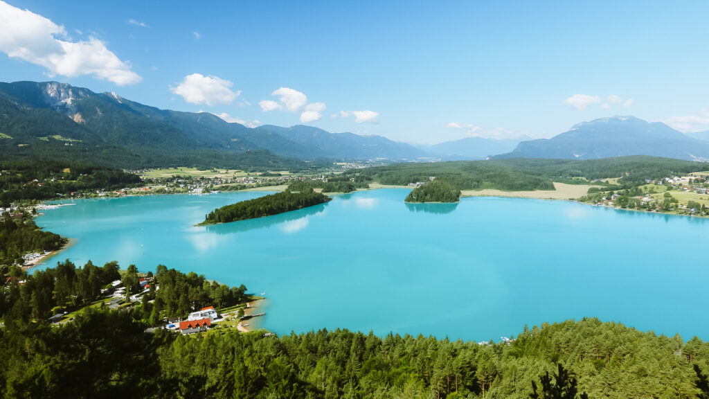 jezera v korutanech v rakousku