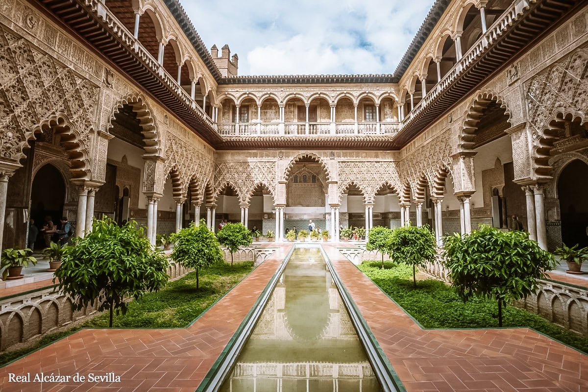 real alcázar sevilla / nejkrásnější místa v seville