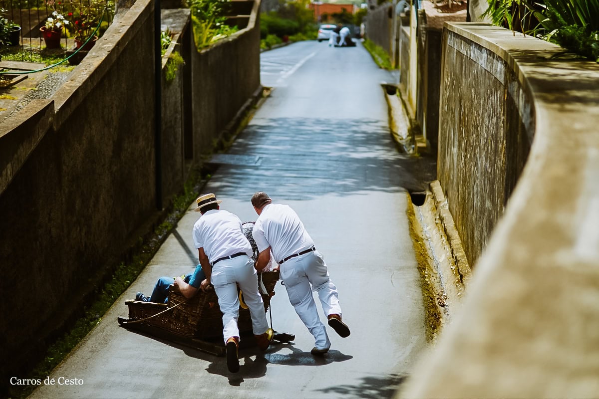 Carros de Cesto Madeira