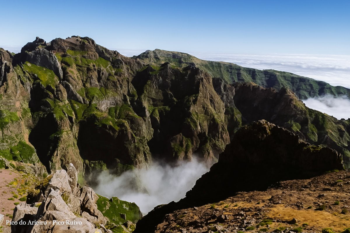 Pico do Arieiro - Pico Ruivo co navštívit na Madeiře