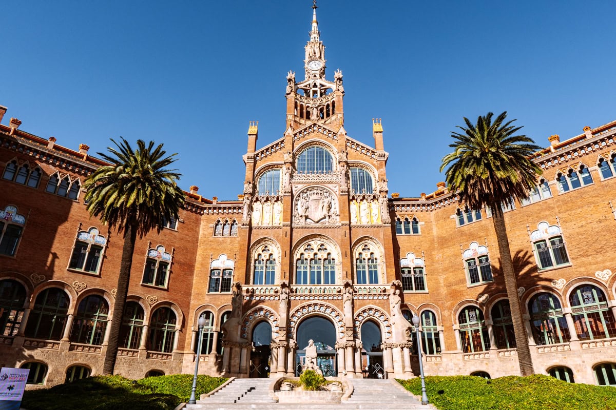 Recinte Modernista de Sant Pau Barcelona památky