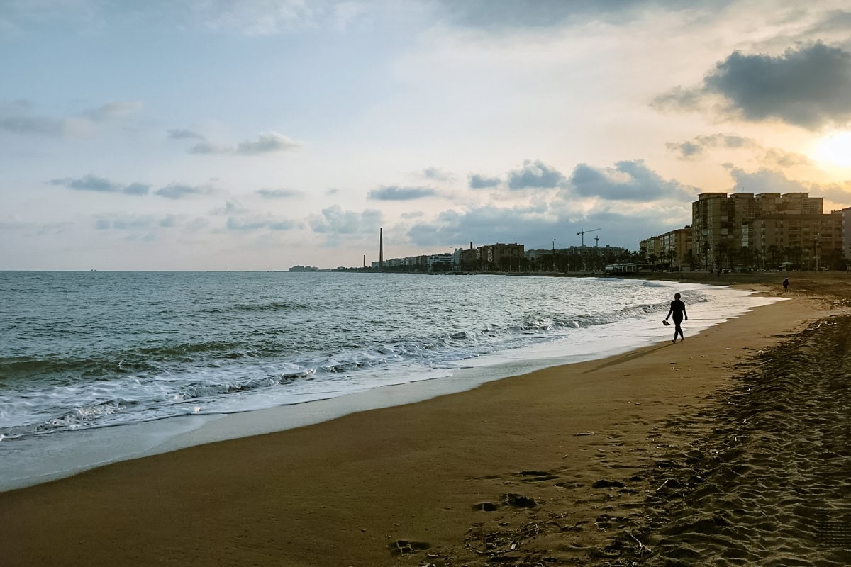 pláž Málaga, Španělsko