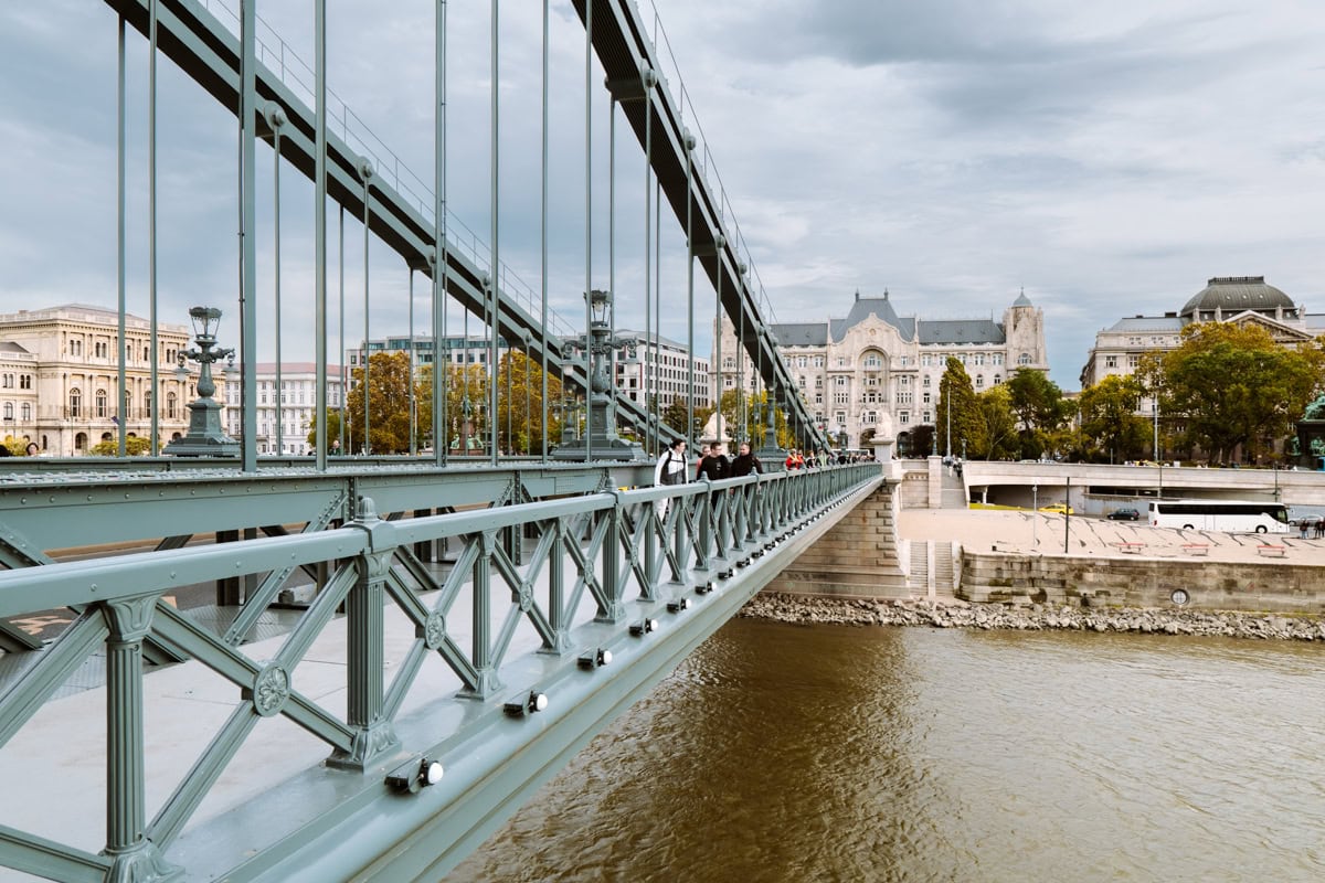 Řetězový most v Budapešti