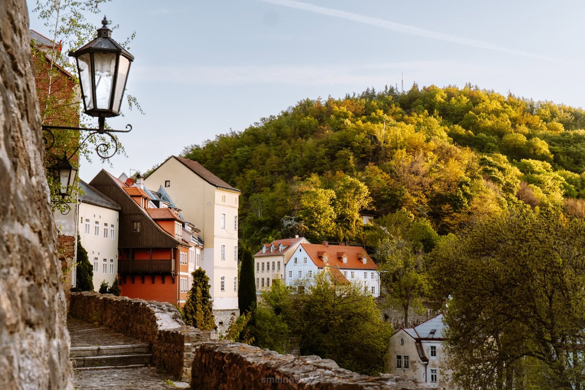 Loket nad Ohří městské hradby co vidět