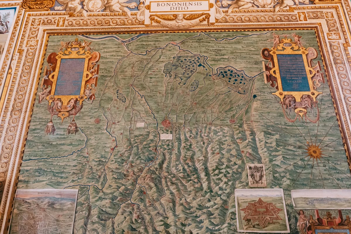 Galerie map Vatikánská muzea